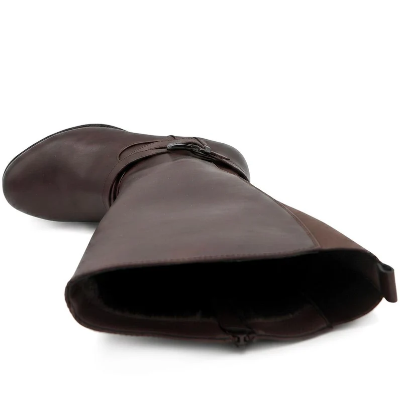EasyFit Extra Wide Stretch Back Long Boots - MALTON / 328 473 - Chocolate