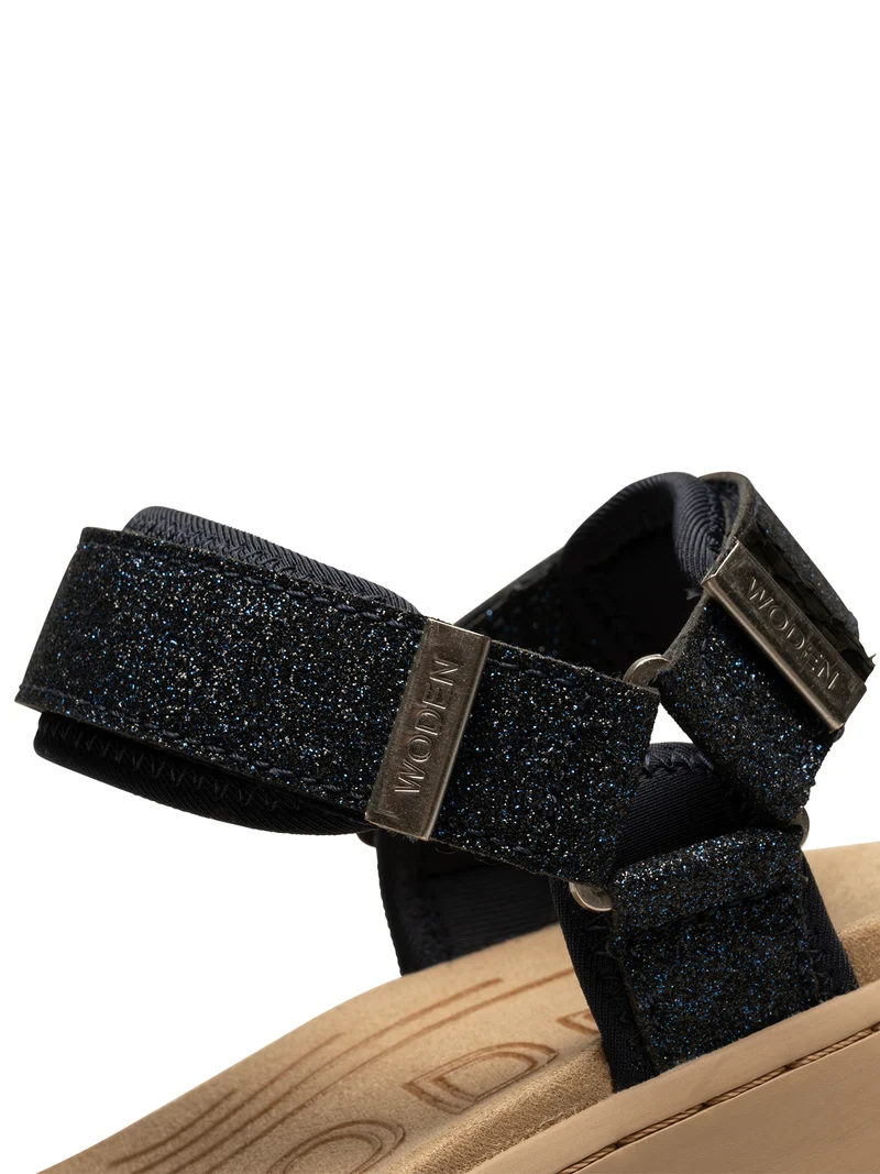 Line Glitter - Dark Navy