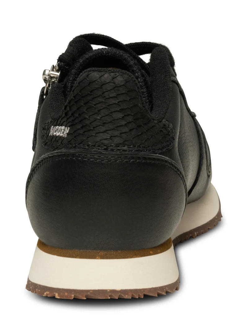 Ydun Leather Zipper - Black