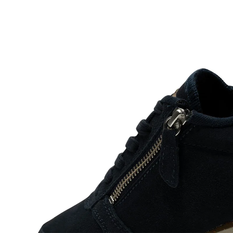 Ydun Suede Zipper - Dark Navy