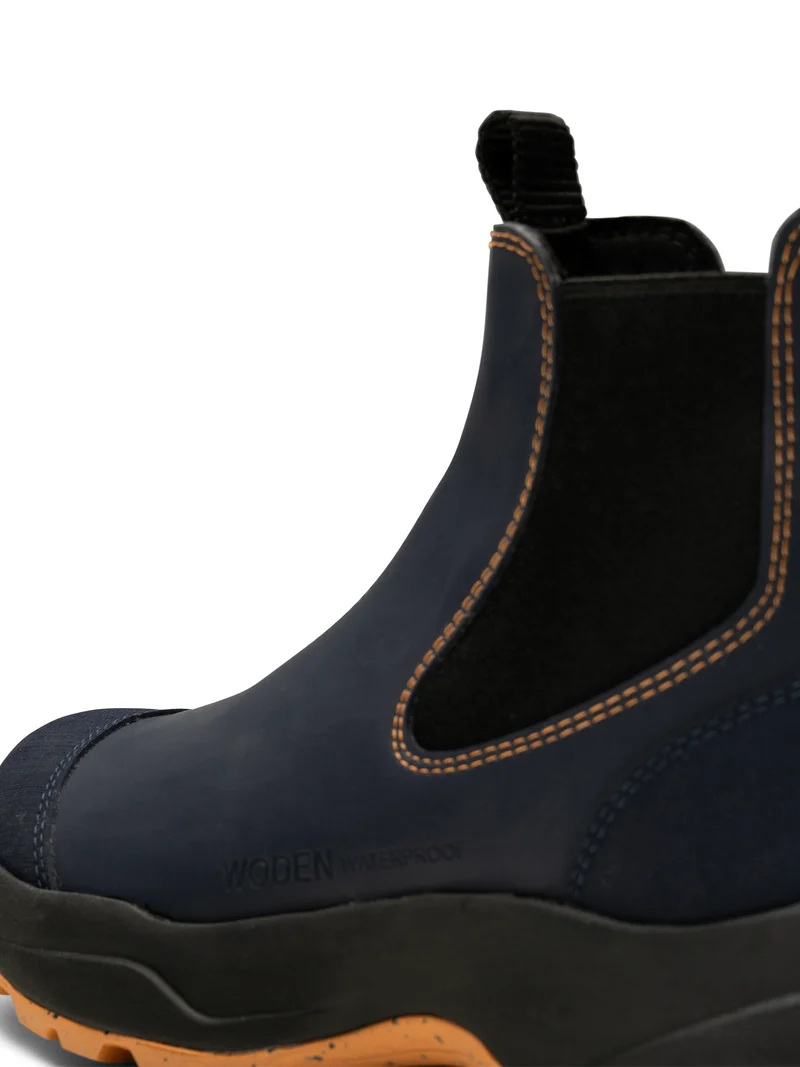 Siri Waterproof - Dark Navy/Papaya