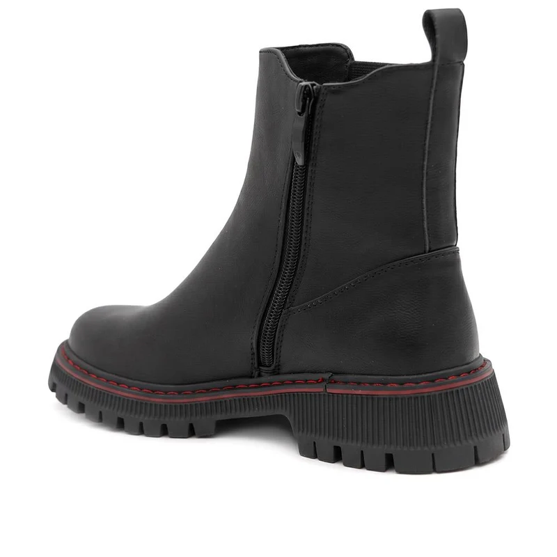 Bellissimo Chunky Slip On Chelsea Boots - BELWOIL44008 / 330 083 - Black