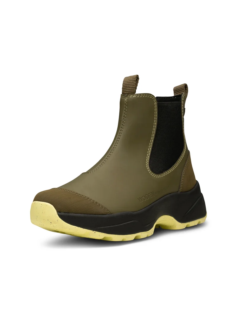 Siri Waterproof - Dark Olive/Pale Lime
