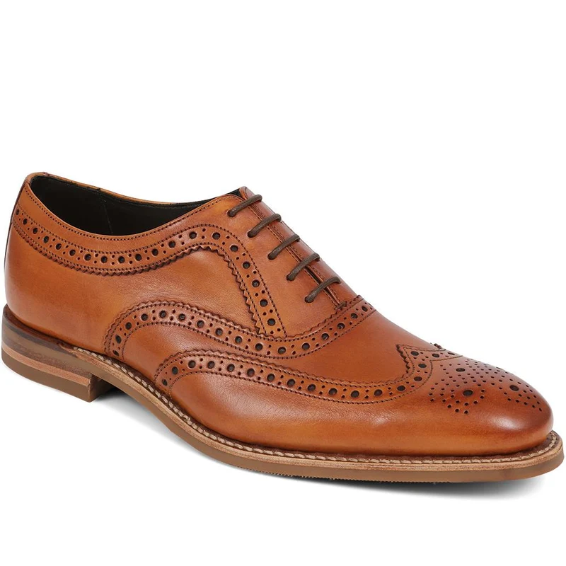 Fearnley Leather Oxford Brogues - FEARNLEY / 272342443304 - Tan