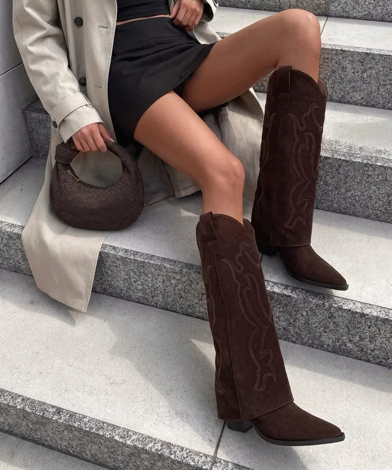 Cowboy Stiefel Arwen Dunkelbraun