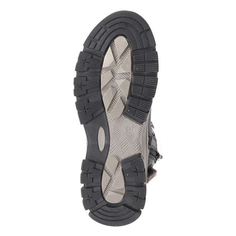 Wide Fit Water Resistant Weather Boots - WOIL40066 / 326 384 - Black