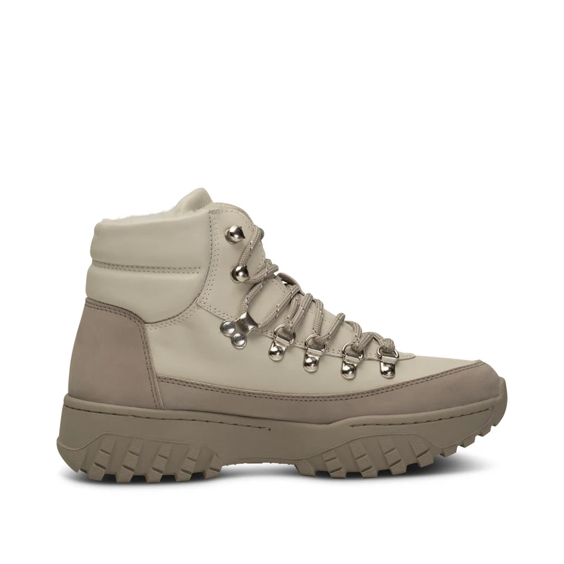 Iris Track Leather - Whisper White/Silver Lining