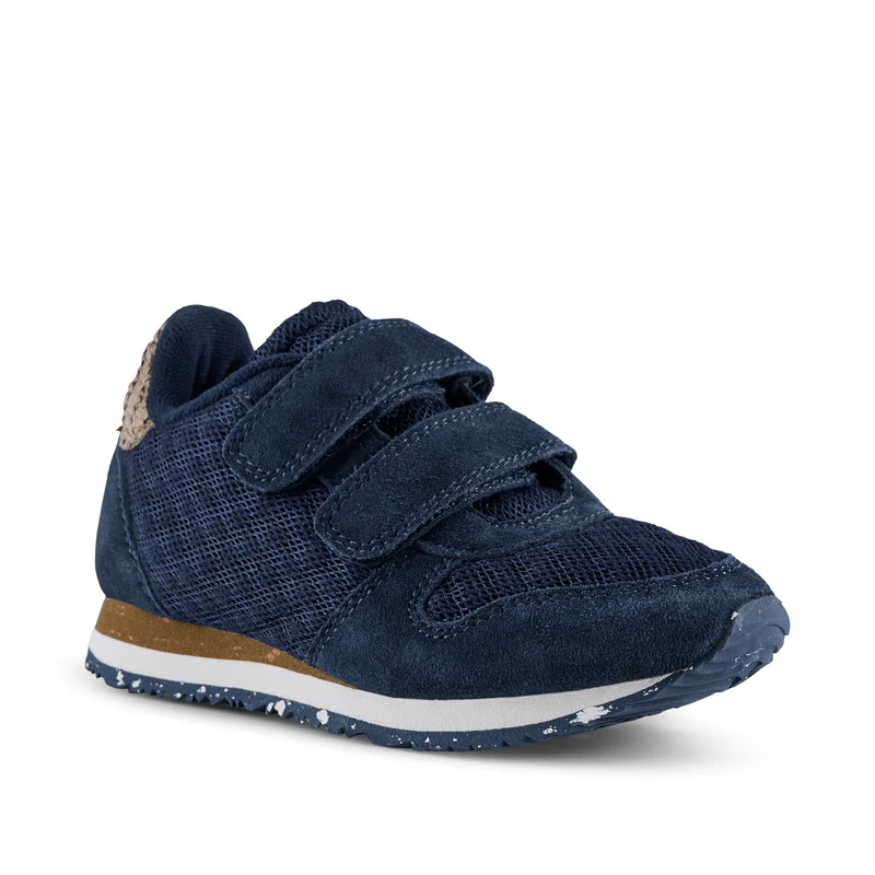 Ydun Suede Mesh Kids - Navy