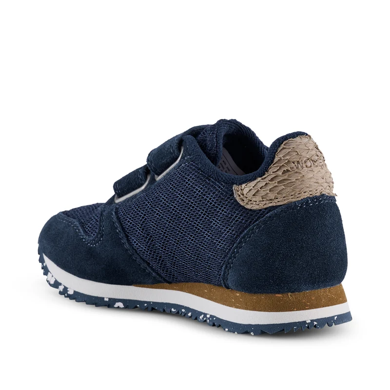 Ydun Suede Mesh Kids - Navy