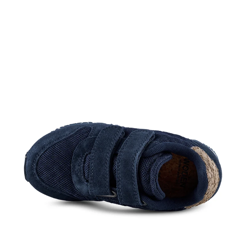 Ydun Suede Mesh Kids - Navy