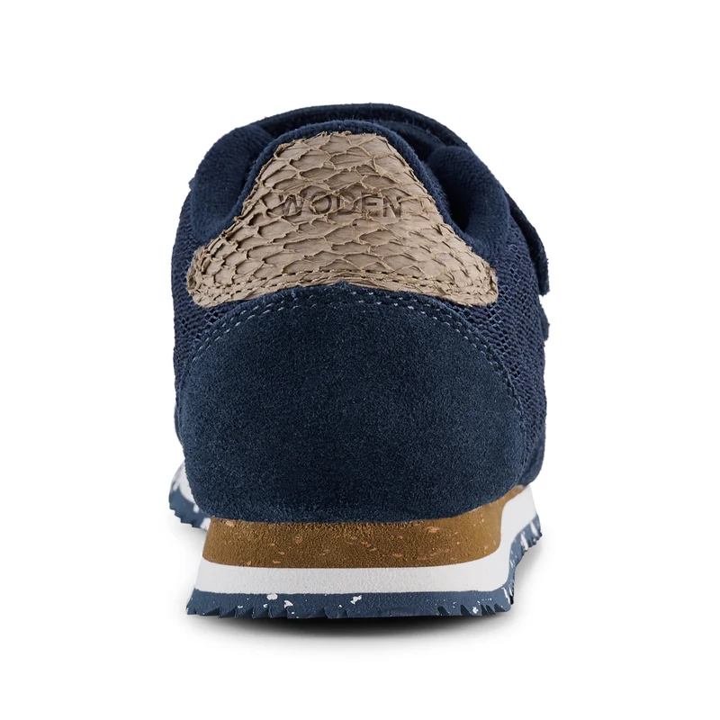 Ydun Suede Mesh Kids - Navy