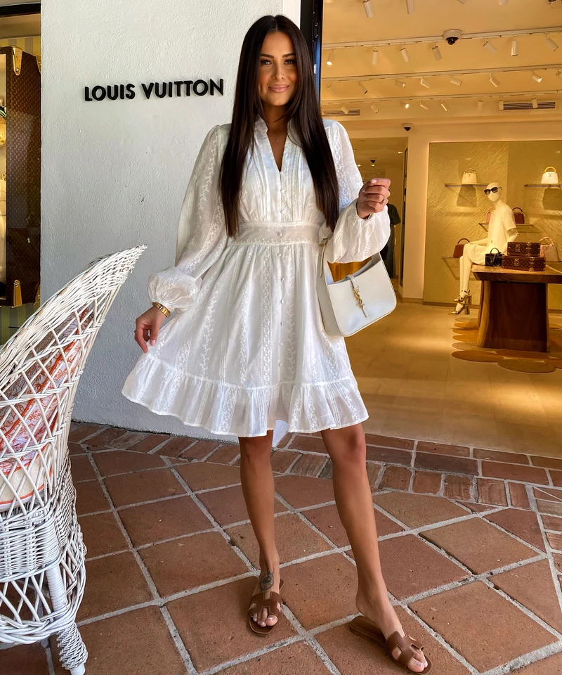 Kleid Laurel Weiß