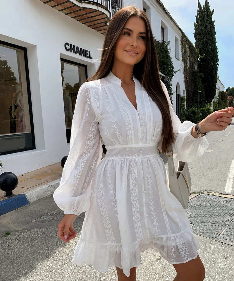 Kleid Laurel Weiß