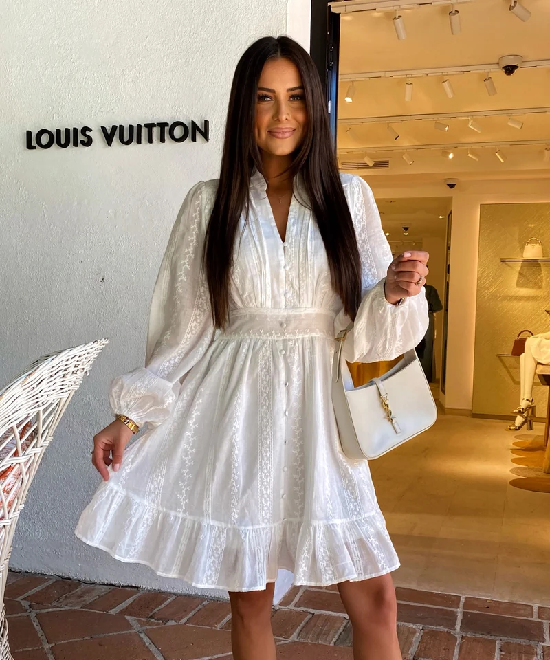 Kleid Laurel Weiß