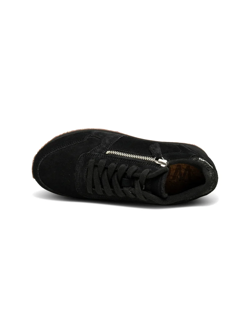 Ydun Suede Zipper - Black