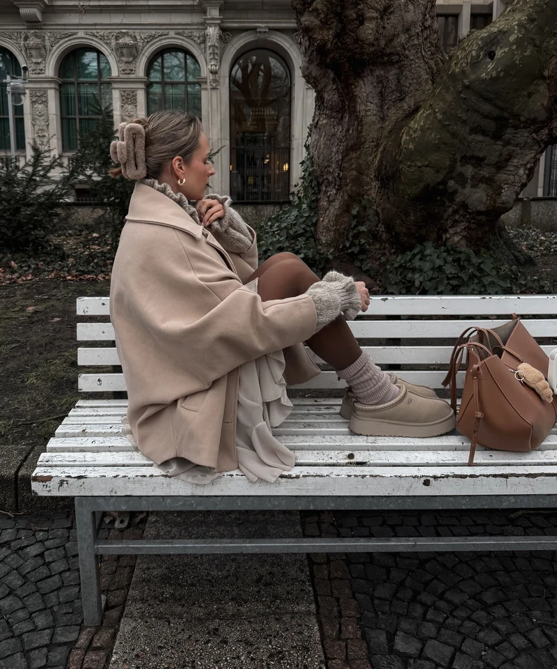 Oversize Jacke Joana Beige