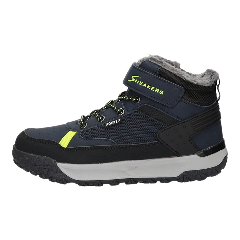 Sneakers Schlupf-/Klettstiefelette Warmfutter