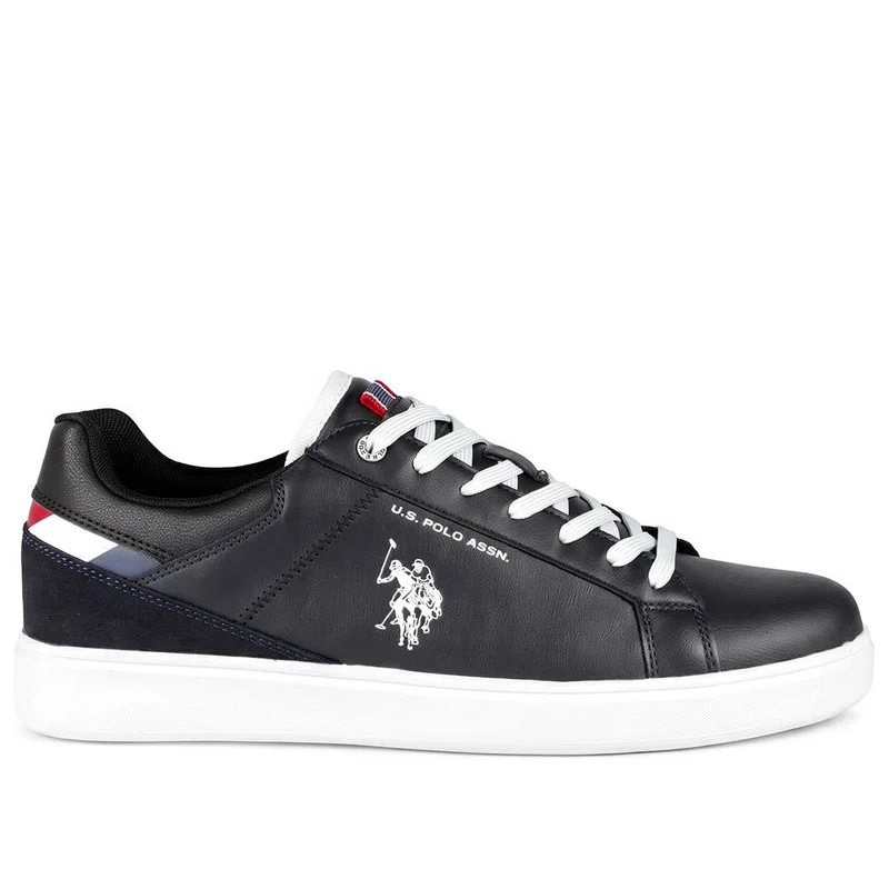 US POLO ASSN Rokko Lace Up Trainers - USPOL43001 / 330 390 - Navy