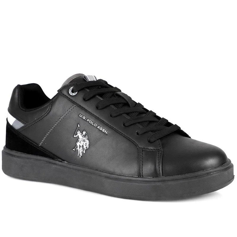 US POLO ASSN Rokko Lace Up Trainers - USPOL43001 / 330 390 - Black