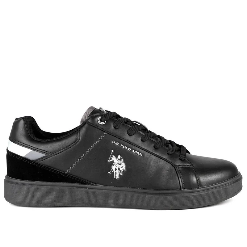 US POLO ASSN Rokko Lace Up Trainers - USPOL43001 / 330 390 - Black