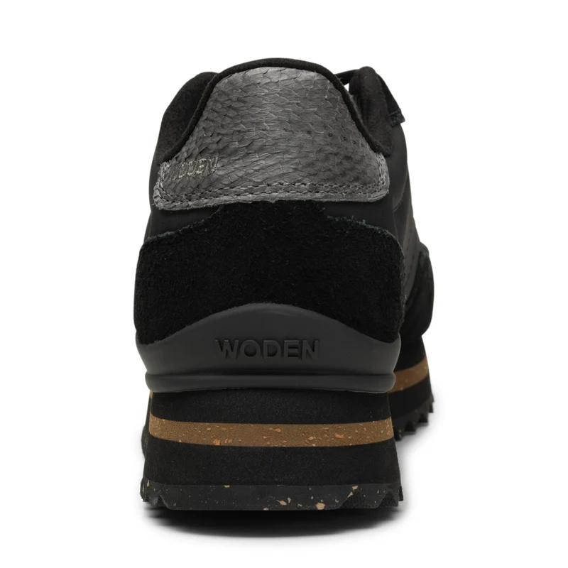 Nora III Leather Plateau - Black