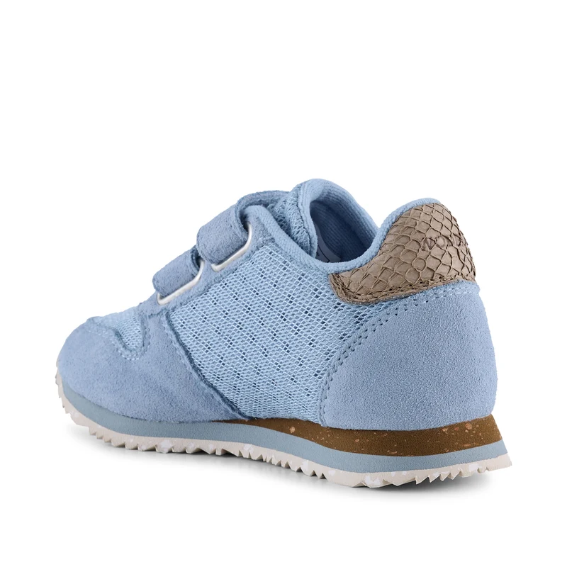 Ydun Suede Mesh Kids - Blue skies