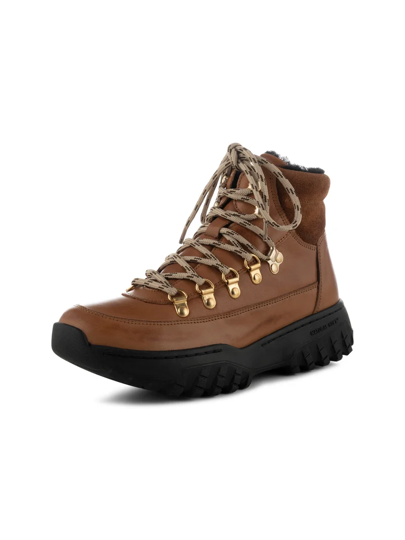 Iris Track Leather - Tan