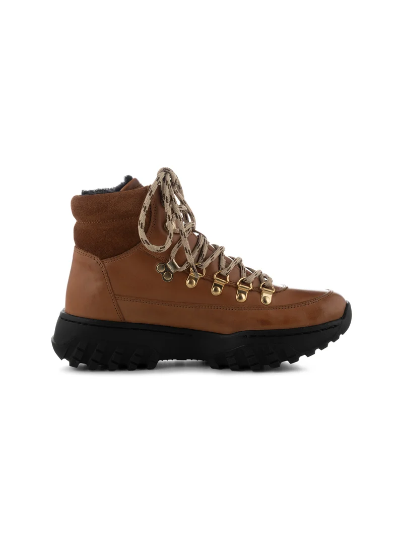 Iris Track Leather - Tan