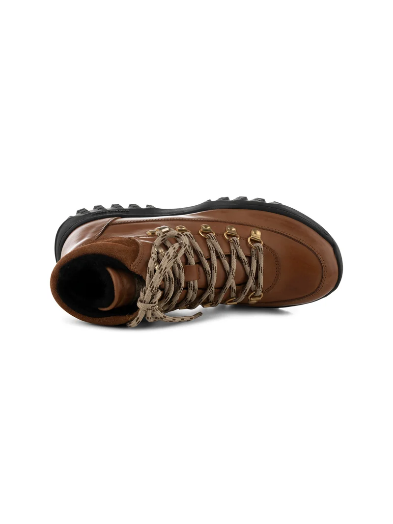 Iris Track Leather - Tan