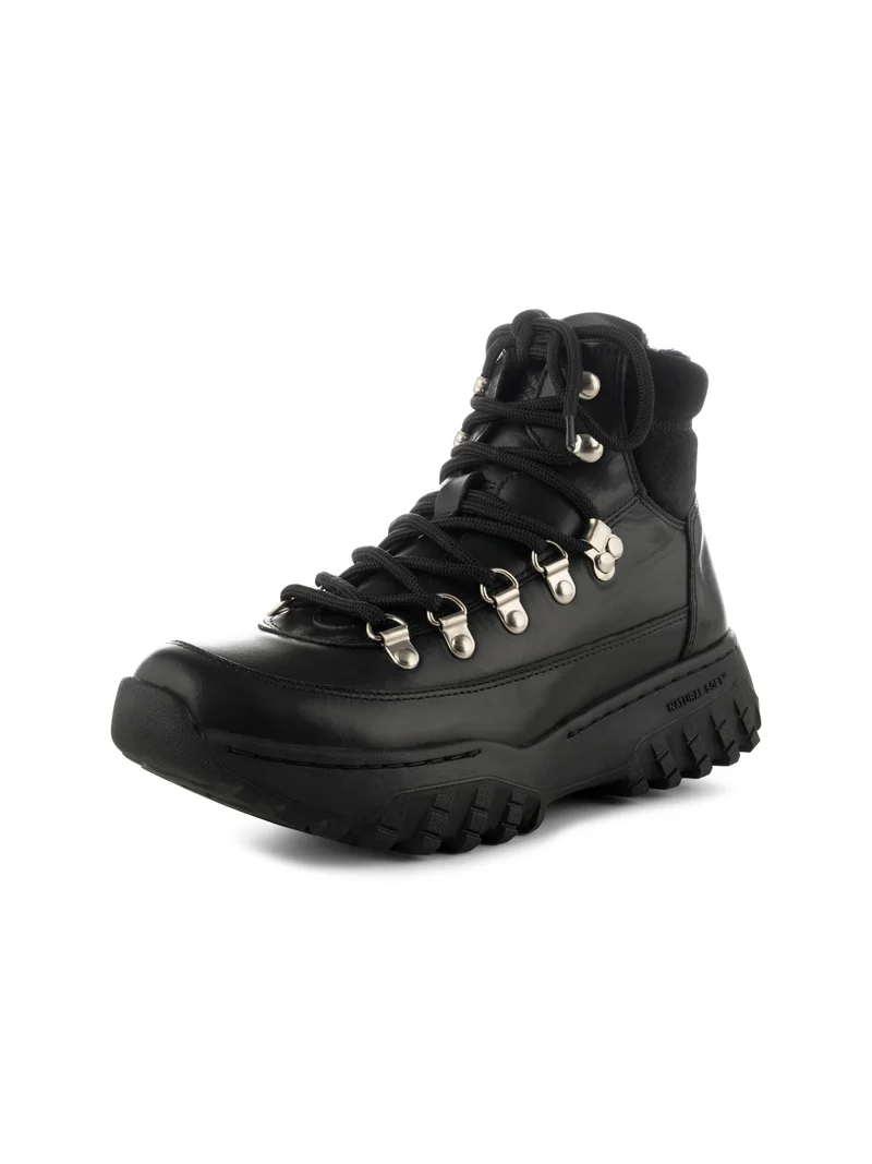 Iris Track Leather - Black