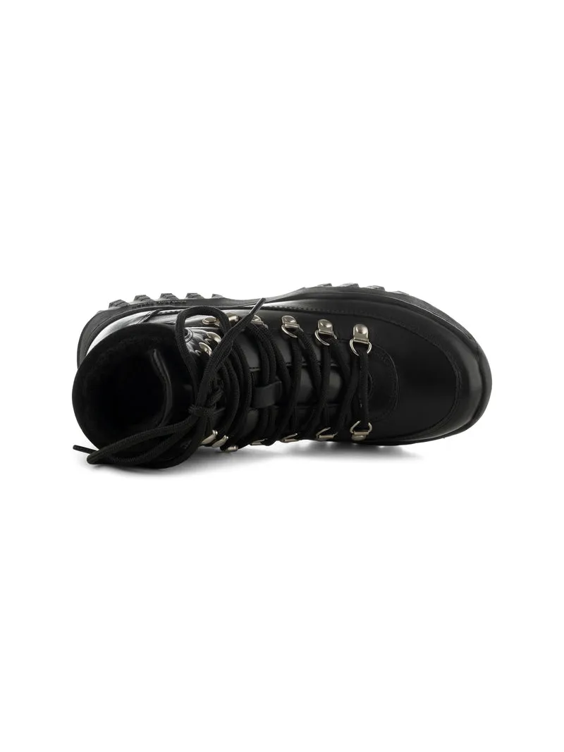 Iris Track Leather - Black