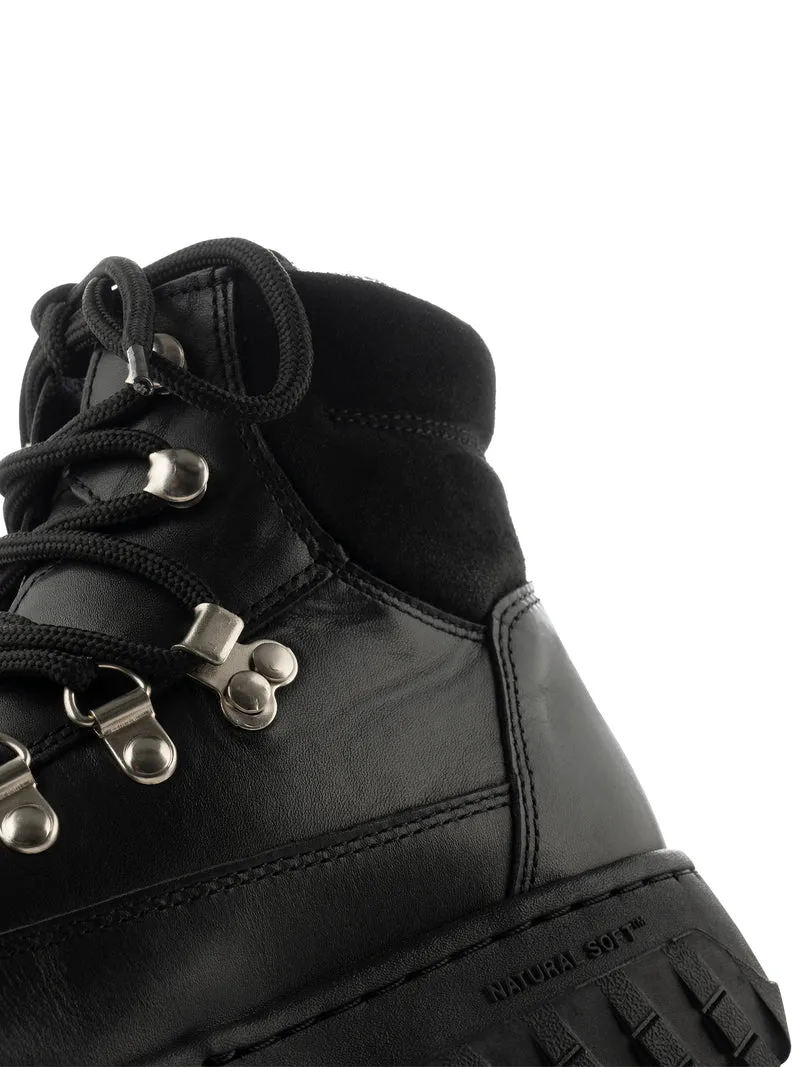Iris Track Leather - Black
