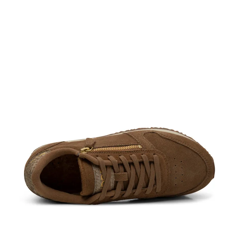 Ydun Suede Zipper - Latte