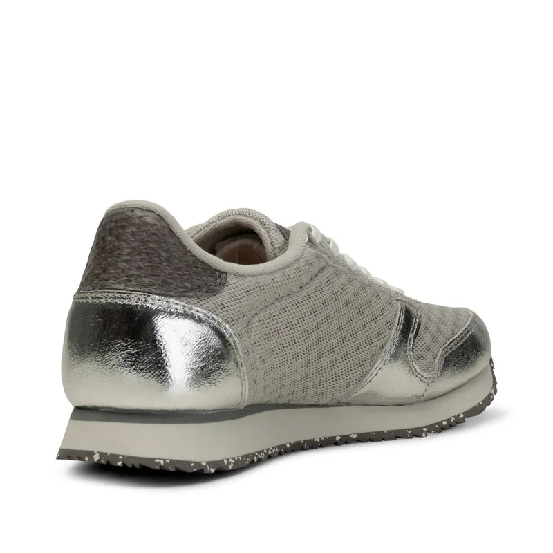 Ydun Metallic Zipper - Sea Fog Grey