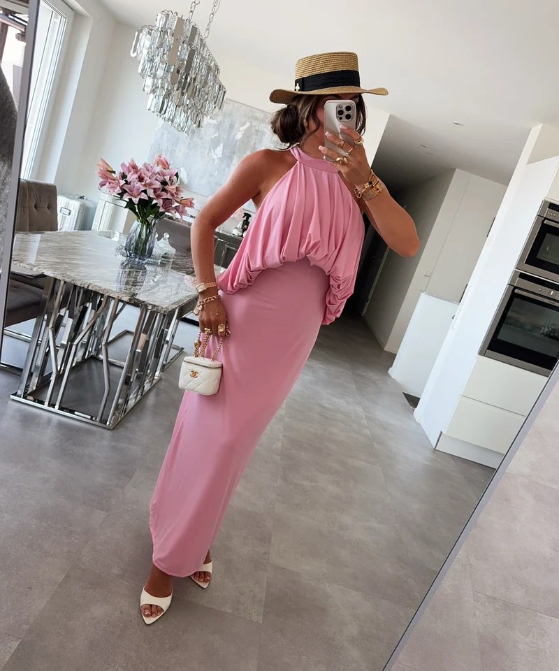 Maxi Kleid Ilenia Rosa