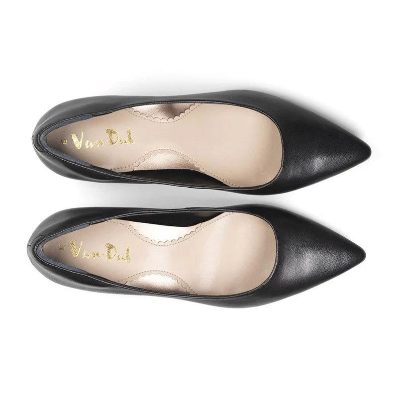 Lux Comfort Courts - RUBY - Ruby / null - Black Leather