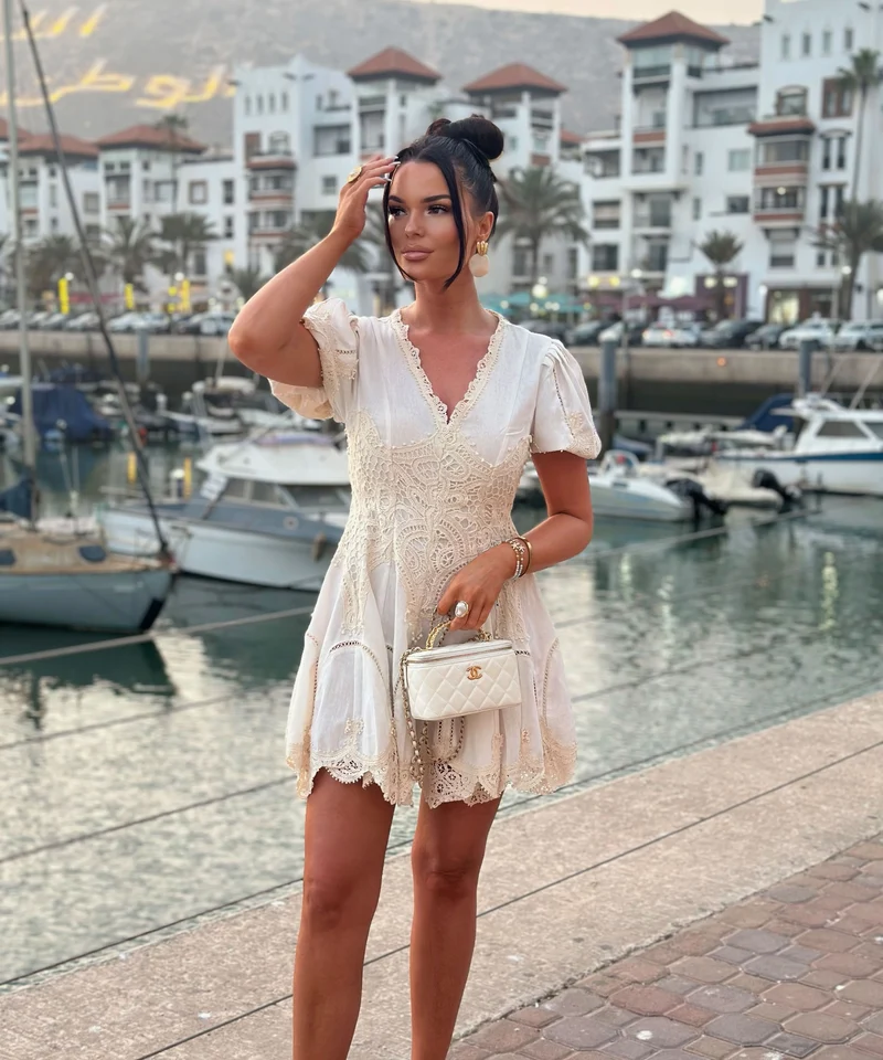 Kleid Nola Weiß