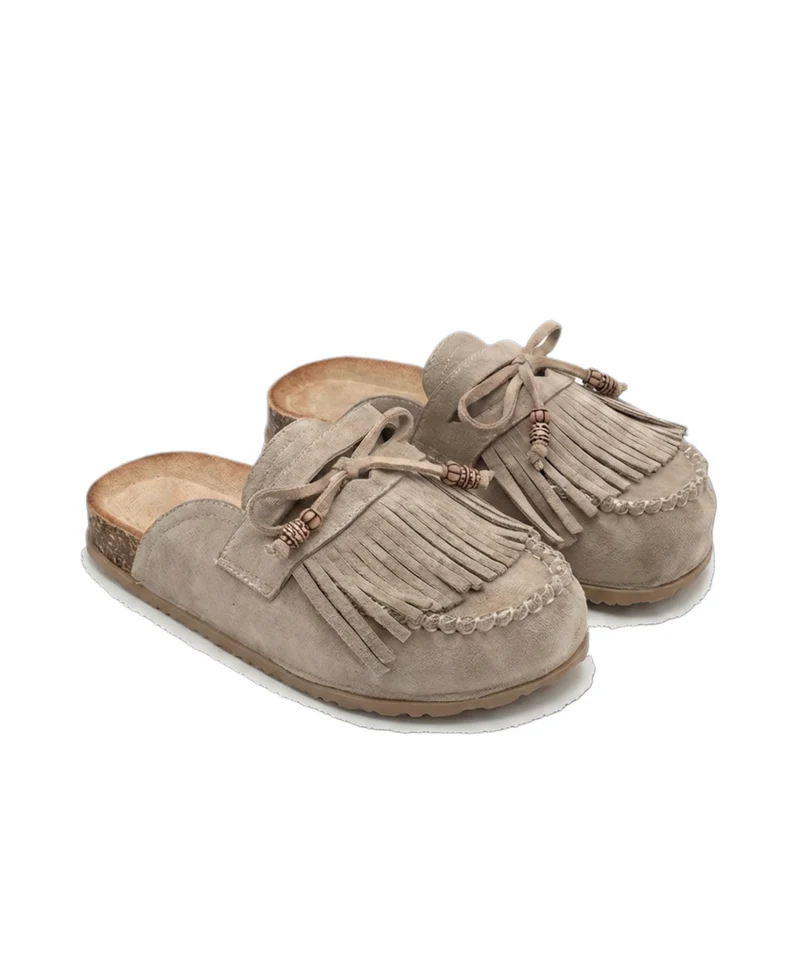 Pantoletten Rina Beige