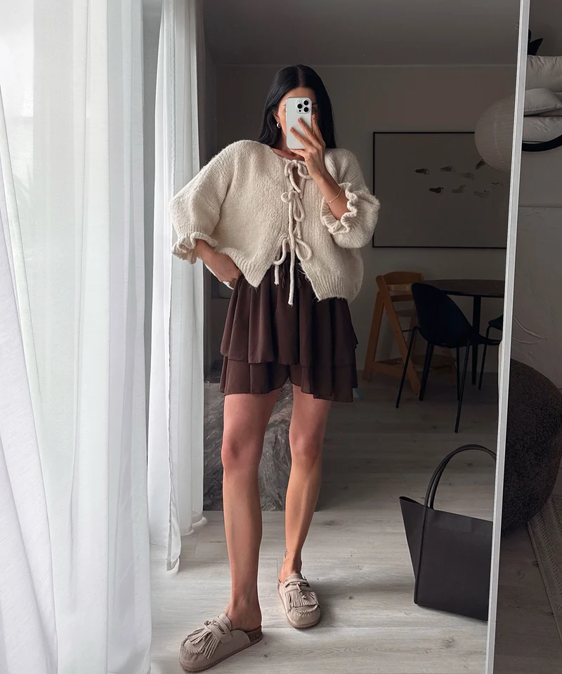 Pantoletten Rina Beige