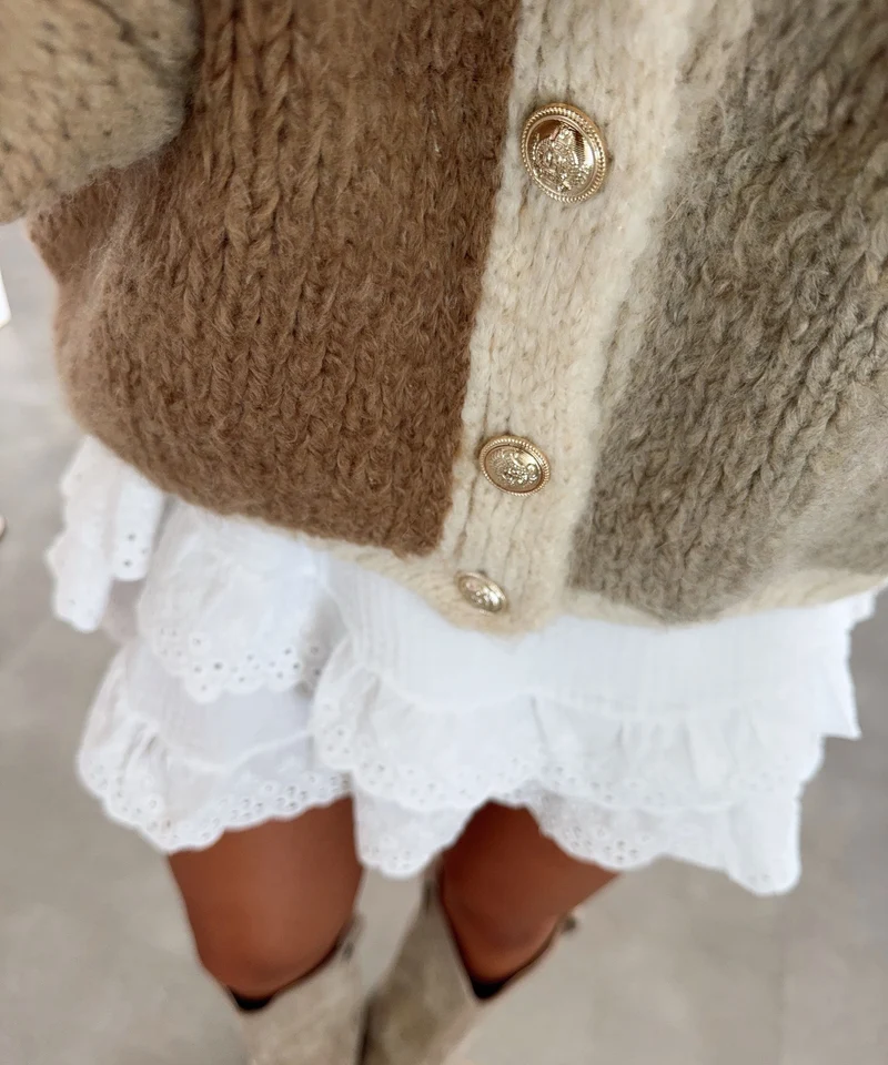 Strickjacke Jasmina Braun