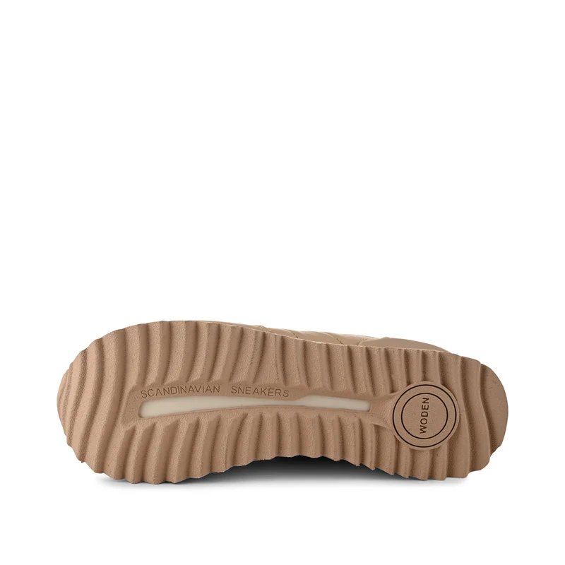 Nora III Full Leather Plateau - Coffee Cream