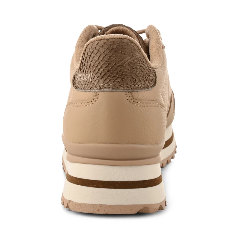 Nora III Full Leather Plateau - Coffee Cream