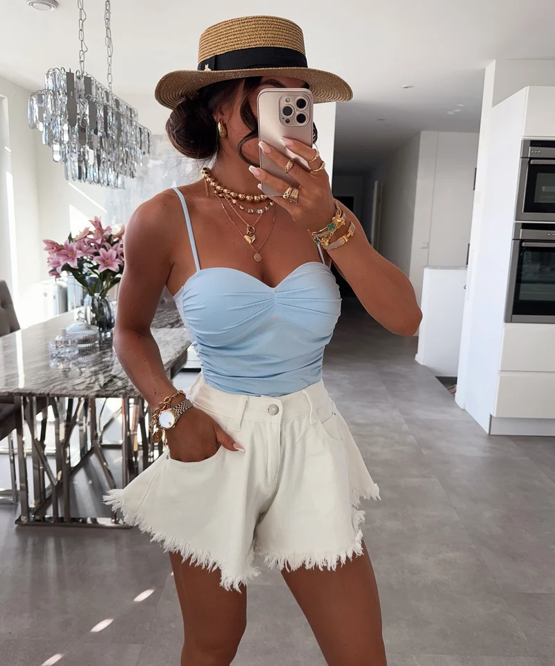 Shorts Fee Weiß