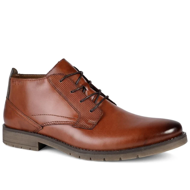 Rieker Smart Leather Lace Up Boots - RKR44532 / 330 344