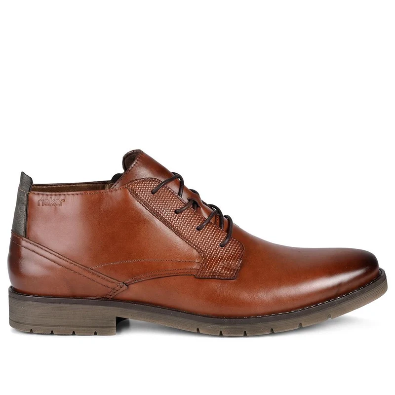 Rieker Smart Leather Lace Up Boots - RKR44532 / 330 344 - Tan