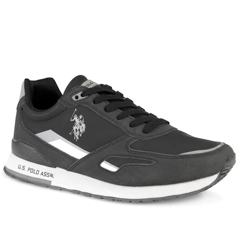 US POLO ASSN Flexible Lace Up Trainers - USPOL44011 / 329 891 - Black