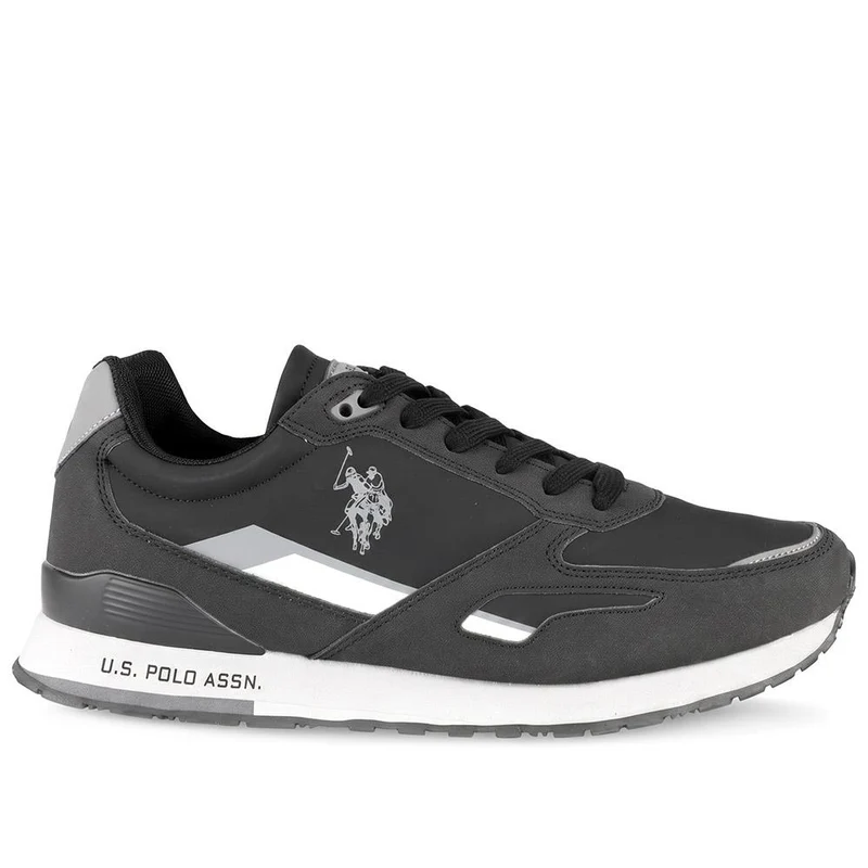 US POLO ASSN Flexible Lace Up Trainers - USPOL44011 / 329 891 - Black