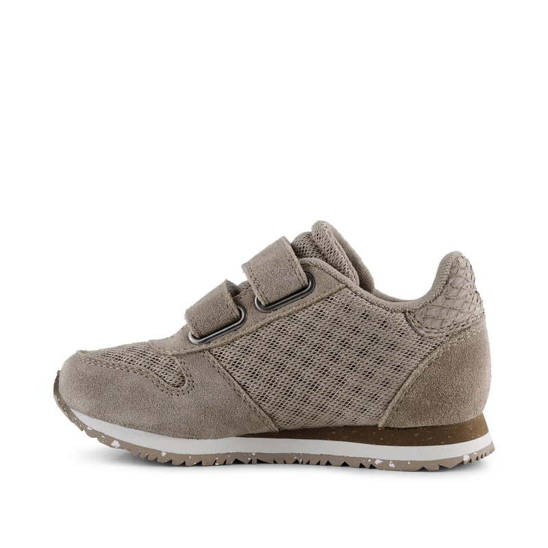 Ydun Suede Mesh Kids - Silver Mink