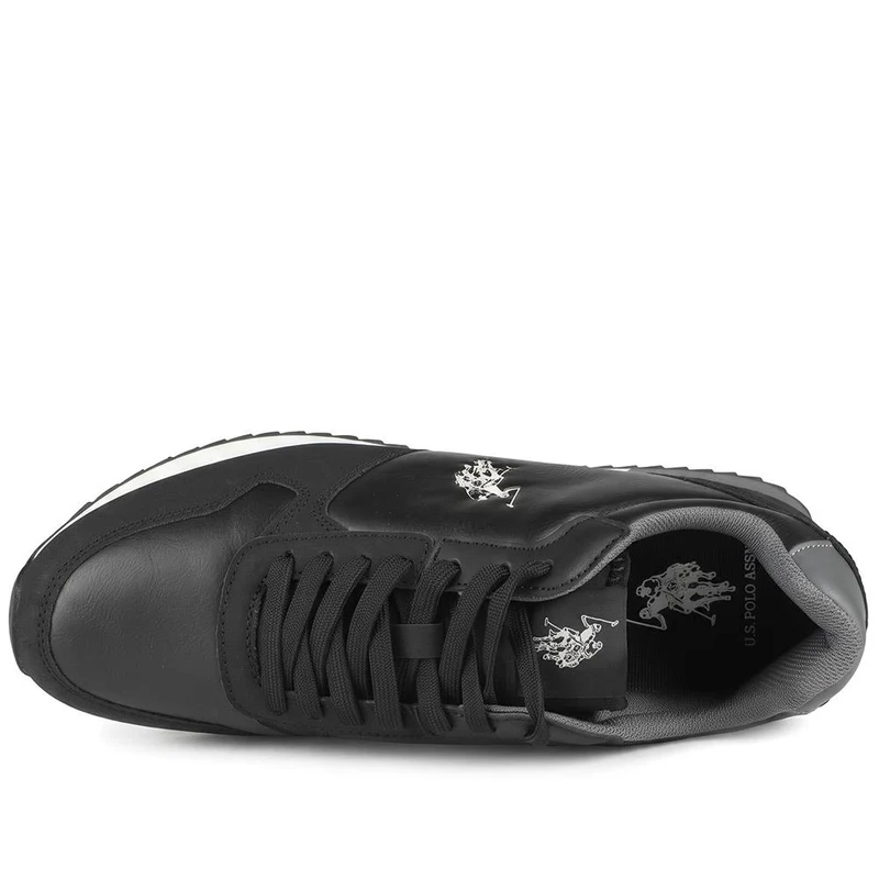 US POLO ASSN Cushioned Sole Lace Up Trainers - USPOL43008 / 330 393 - Black