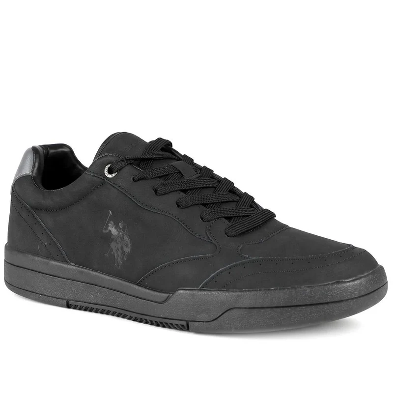US POLO ASSN Faux Suede Lace Up Trainers - USPOL43004 / 330 391